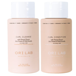 Ori Lab Curl Cleanse and Conditioner 300ml Duo by Nak - On Line Hair Depot