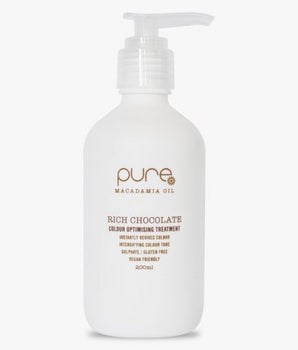 Pure Colour optimising Treatment Rich Chocolate 200ml Pure Hair Care - On Line Hair Depot