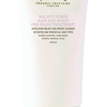 Pure Organic Certified Complex Walnut Scrub Hair & scalp Pre-Wash Treatment 150ml - On Line Hair Depot