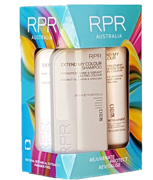 RPR Extend My Colour Quad Pack A hydrating range to gently cleanse and help extend the vibrancy of your colour - On Line Hair Depot