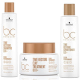 Schwarzkopf BC BONACURE Q10+ Time Restore Shampoo, Conditioner, Treatment Trio Schwarzkopf Professional - On Line Hair Depot