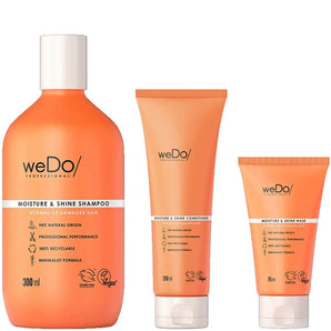 weDo Professional Moisture & Shine Cleanser Shampoo Conditioner & Mask - On Line Hair Depot