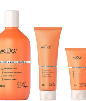 weDo Professional Moisture & Shine Cleanser Shampoo Conditioner & Mask - On Line Hair Depot