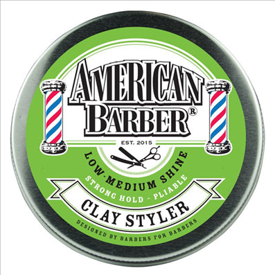 American Barber Clay Styler 50ml - On Line Hair Depot