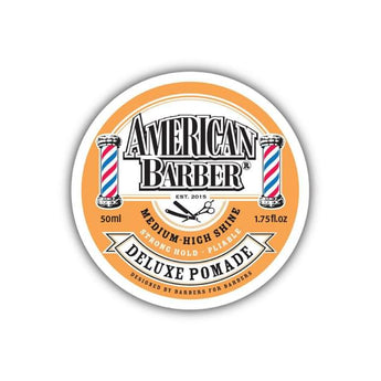 American Barber Deluxe Pomade 50ml Pack Mens - On Line Hair Depot