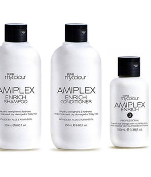 RPR Amiplex Enrich Shampoo Conditioner and Stage 3 Treatment Kit - On Line Hair Depot
