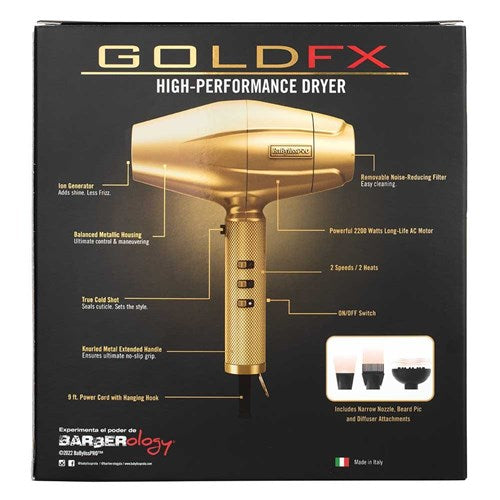 BaBylissPRO GoldFX Hair Dryer - On Line Hair Depot