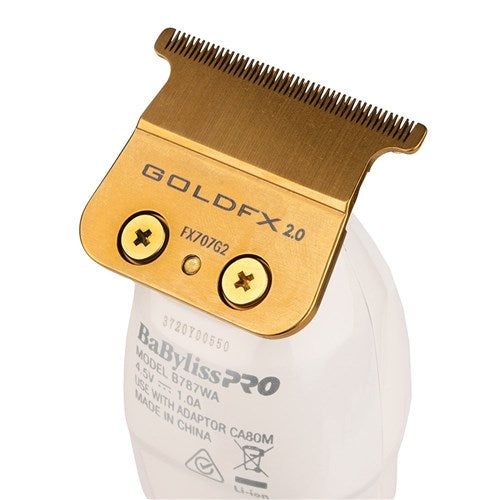 BaBylissPRO WhiteFX Skeleton Lithium Hair Trimmer - On Line Hair Depot