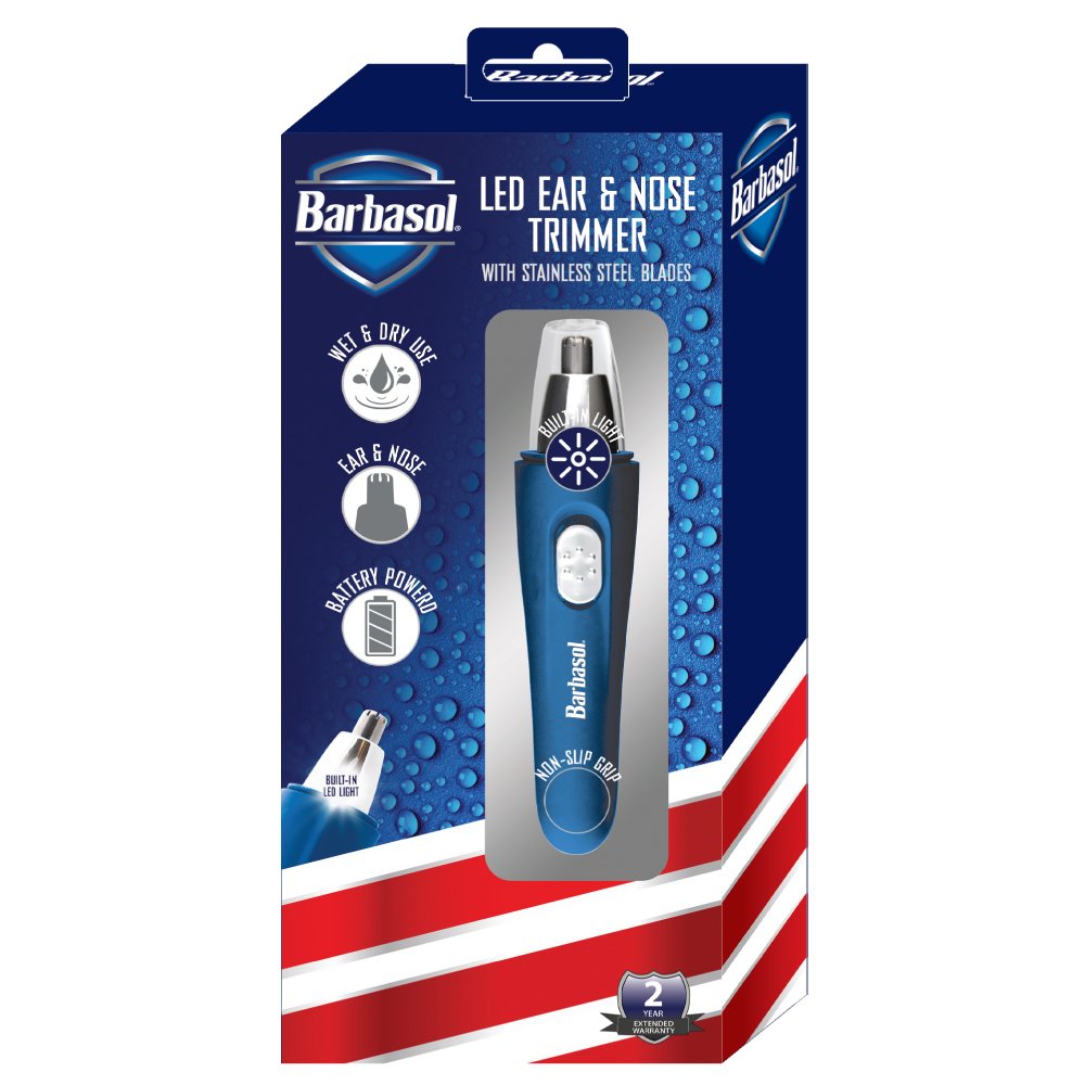 Barbasol Led Ear & Nose Trimmer - On Line Hair Depot