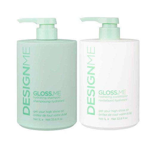 DesignME Gloss.Me Hydrating duo 1lt Each - On Line Hair Depot