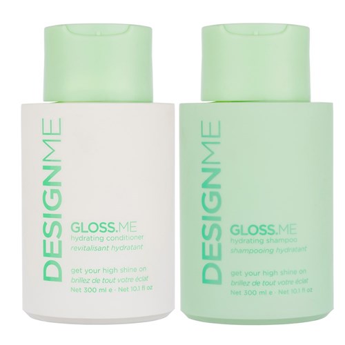 DesignME Gloss.Me Hydrating duo 300ml Each - On Line Hair Depot