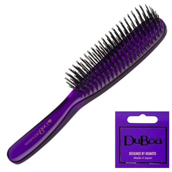 Duboa Brush Purple 155mm Long Made in Japan 60 Medium Size - On Line Hair Depot