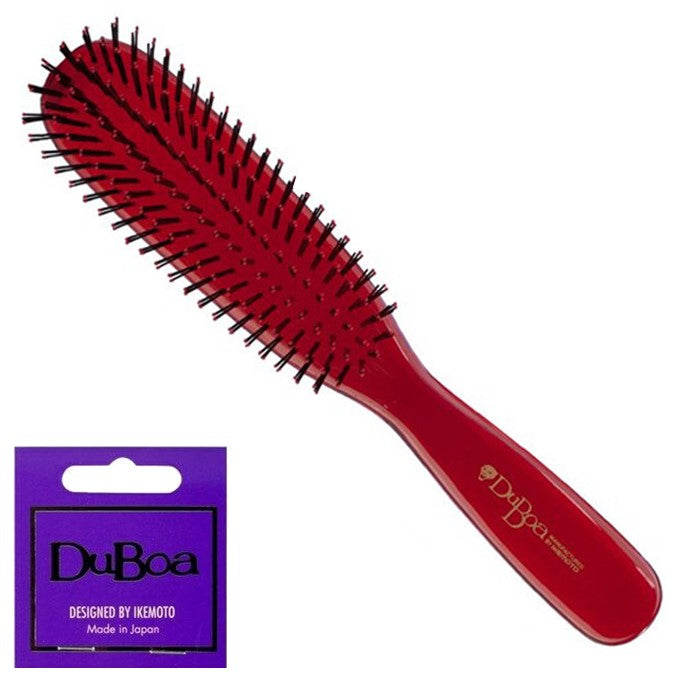 Duboa Brush Red 210mm Long Made in Japan 80 Large Size - On Line Hair Depot