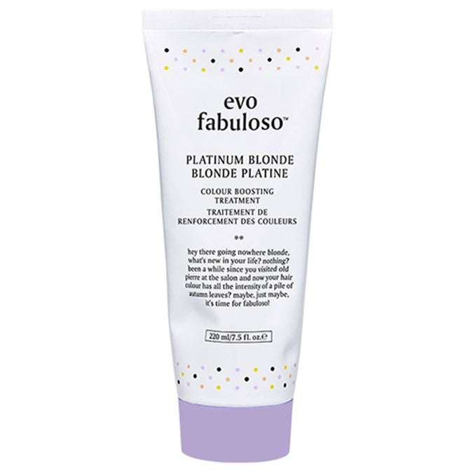 Evo Fabuloso Platinum Blonde Colour Boosting Treatment 220ml - On Line Hair Depot