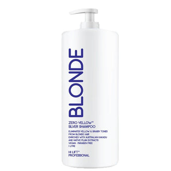 Hi Lift Professional Zero Yellow True Blonde Zero Yellow Pure Silver Shampoo 1000 ml - On Line Hair Depot