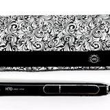 H2D Black Hair Straightener Iron with Protective Infrared Heat H2D - On Line Hair Depot