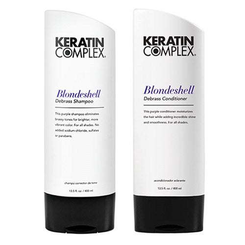 Keratin Complex Blonde Shell Shampoo & Conditioner Duo 400ml - On Line Hair Depot