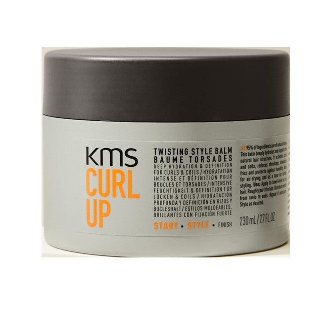 KMS CurlUp Twisting Style Balm 230ml x1 - On Line Hair Depot