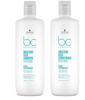 Schwarzkopf BC Bonacure Hyaluronic Moisture Kick Shampoo Conditioner 1lt Duo Schwarzkopf Professional - On Line Hair Depot