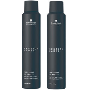 Schwarzkopf Session Label The Mousse 200ml x 2 volumizing mousse DUO Schwarzkopf Professional - On Line Hair Depot