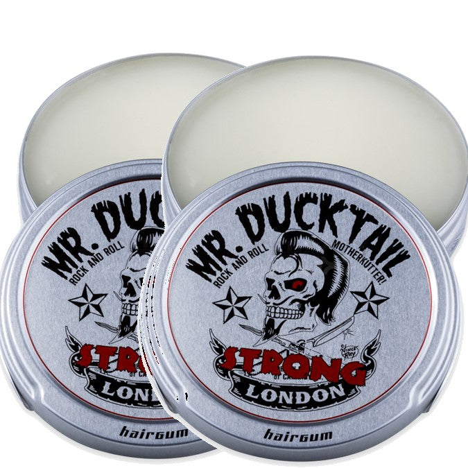 Mr Ducktail Hairgum Strong 2 x 40g - On Line Hair Depot