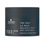 Schwarzkopf Session Label The Mud Shapes and defines hair Medium Hold 65ml - On Line Hair Depot