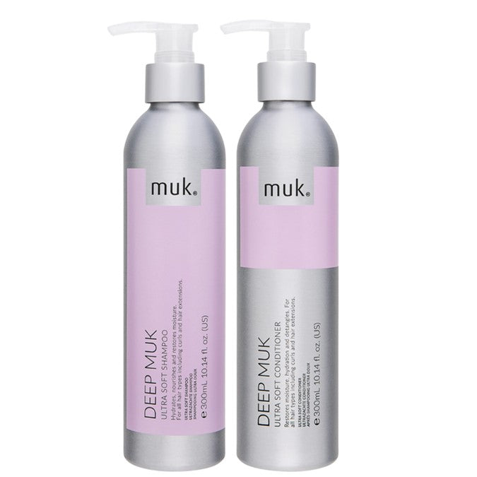 Deep Muk Ultra Soft Shampoo & Conditioner 300ml Duo - On Line Hair Depot