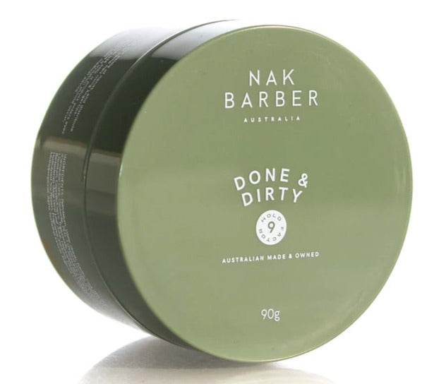 Nak Barber Done & Dirty Matt Clay Firm hold 90g - On Line Hair Depot