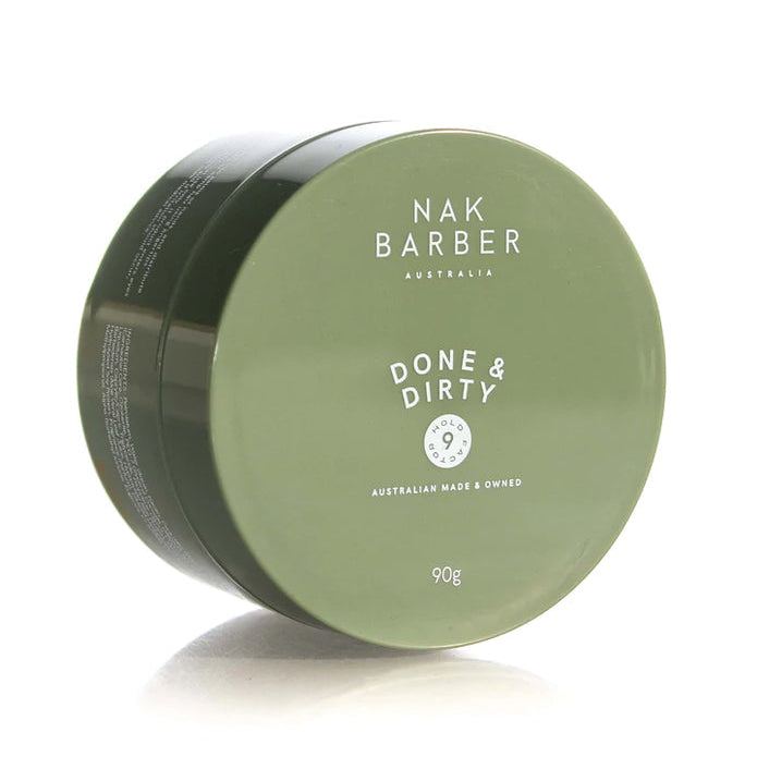 Nak Barber Done & Dirty Matt Clay Firm hold 90g x 2 - On Line Hair Depot