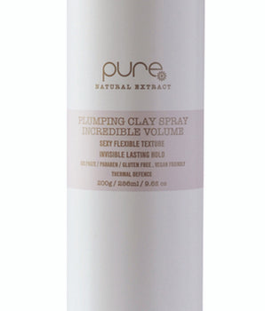 Pure Plumping Clay Spray. Volume and Flexible Texture Pure Hair Care - On Line Hair Depot