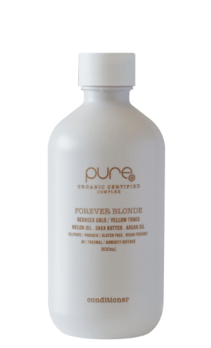 Pure Forever Blonde Conditioner 300ml Reduces Gold/Yellow Tones - On Line Hair Depot
