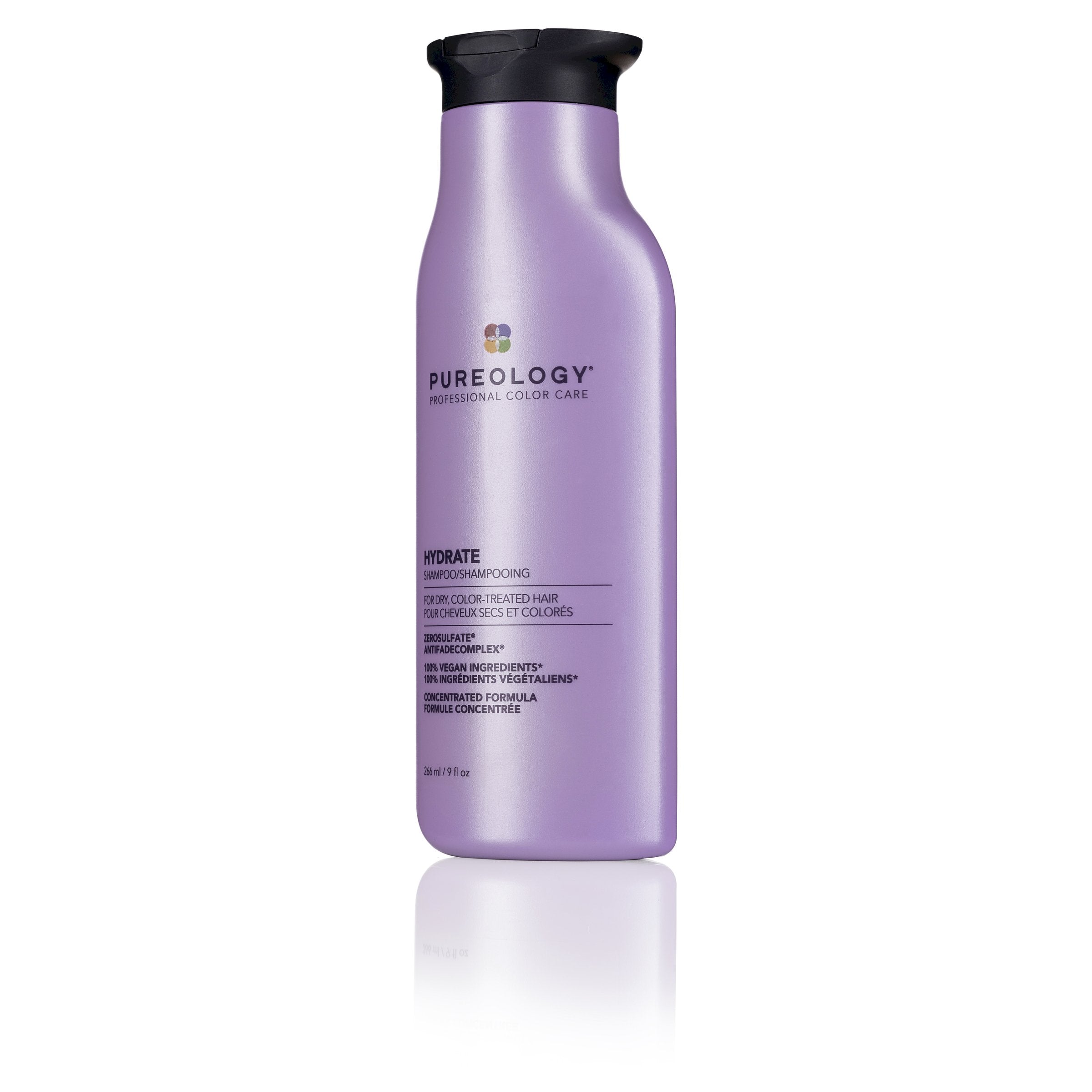 Pureology Hydrate Shampoo deeply hydrates normal to thick dry, color-treated hair. - On Line Hair Depot