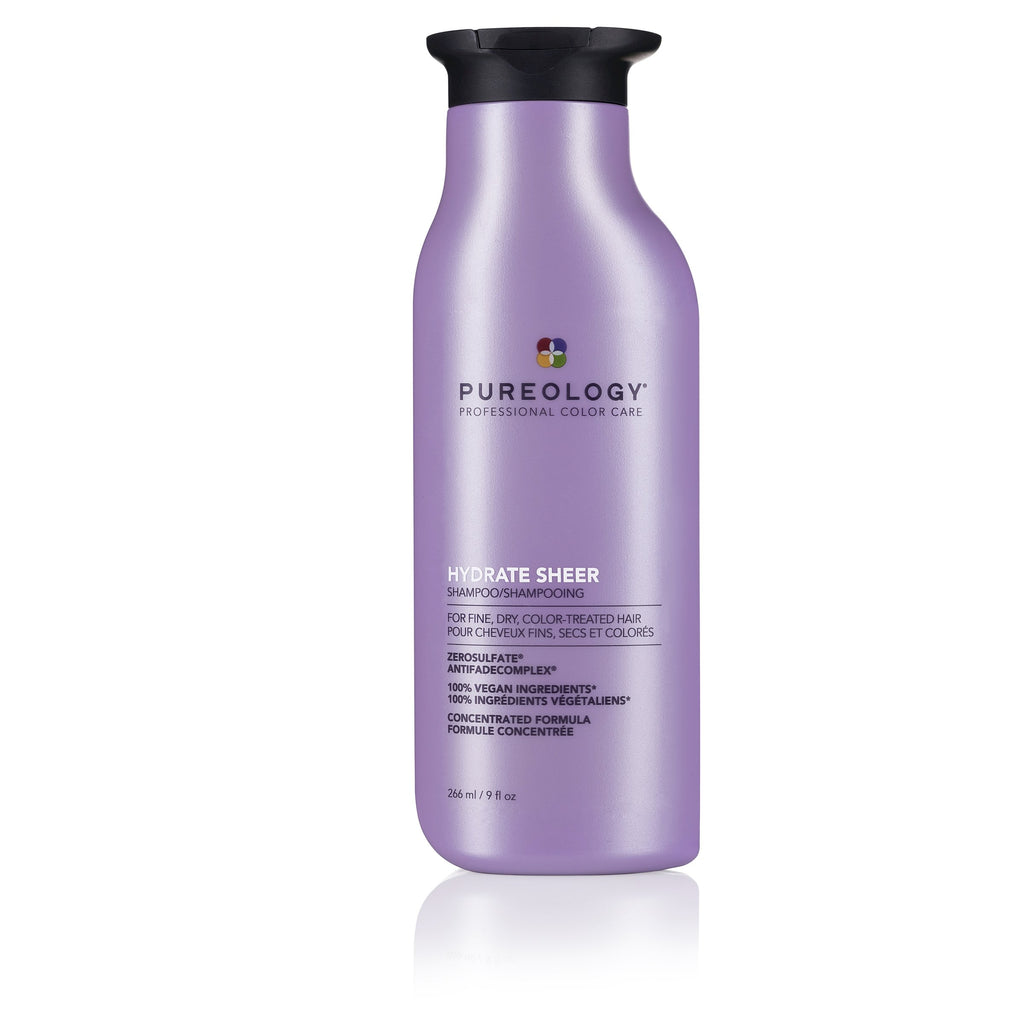 Pureology Hydrate Sheer Shampoo 250ml hydrates fine dry, color-treated hair - On Line Hair Depot