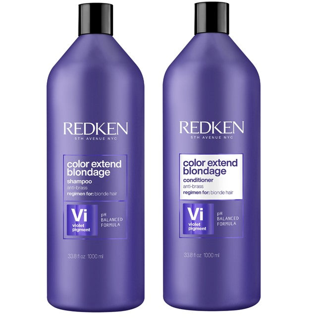 Redken Color Extend Blondage Shampoo & Conditioner 1lt Duo for toning & Strengthening - On Line Hair Depot