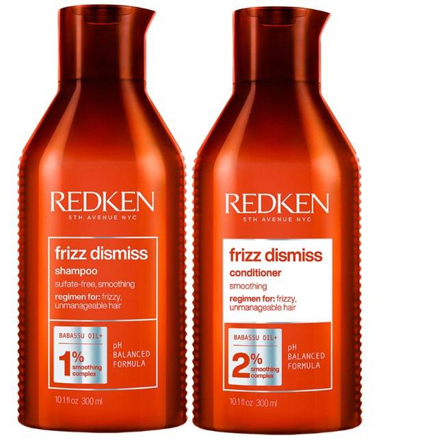Redken Frizz Dismiss Smoothing Shampoo & Conditioner 300ml Duo - On Line Hair Depot