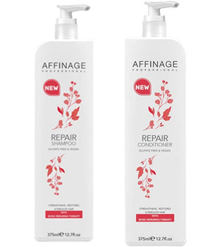 Affinage Professional Repair Shampoo & Conditioner 375ml Duo Bond Repair Therapy Affinage - On Line Hair Depot