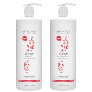 Affinage Professional Repair Shampoo & Conditioner 1lt Duo Bond Repair Therapy Affinage - On Line Hair Depot