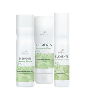 Wella Professionals Elements Trio Shampoo Conditioner Leave in Spray Wella Professionals Premium Care - On Line Hair Depot