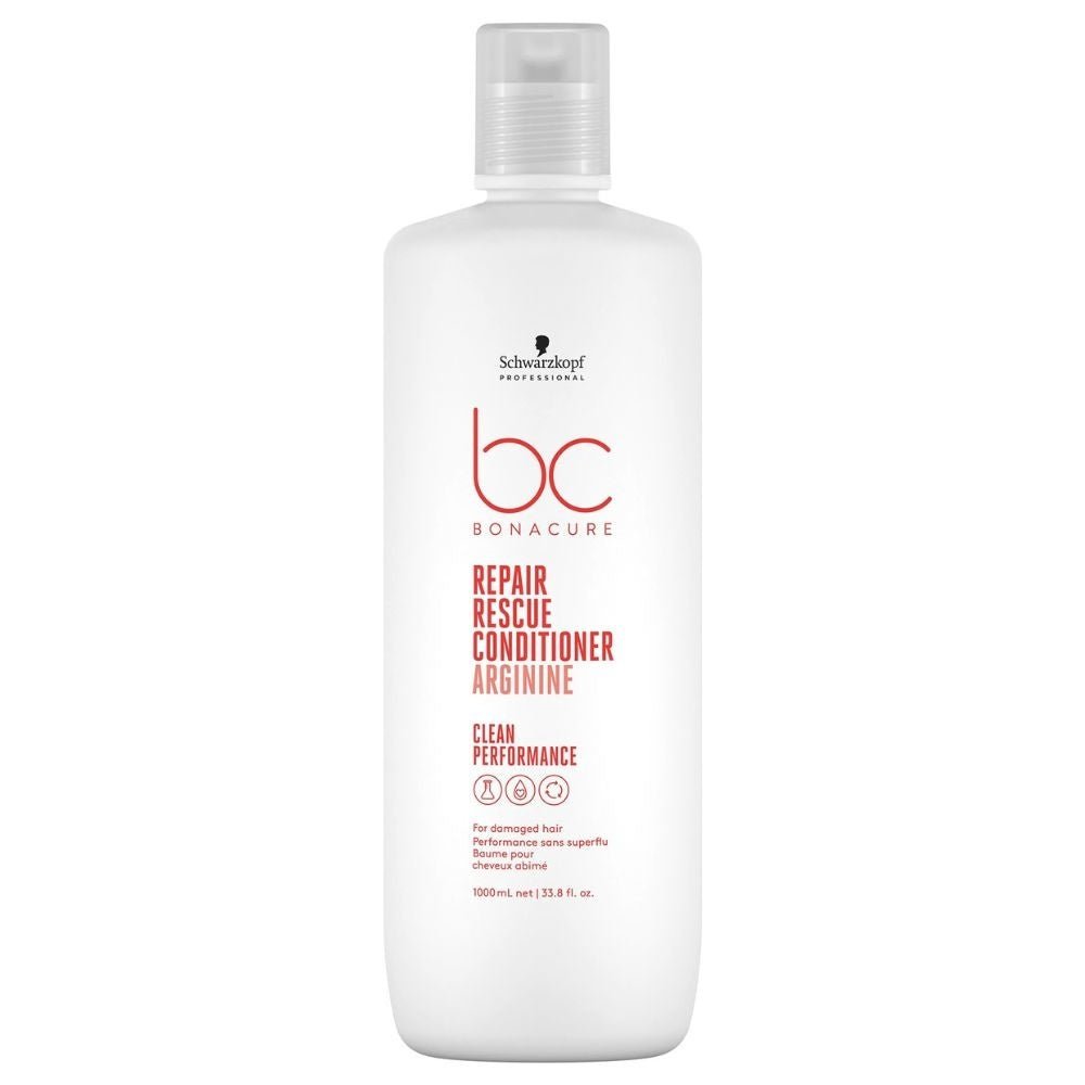 Schwarzkopf BC BONACURE Repair Rescue Shampoo, Conditioner 1lt Duo - On Line Hair Depot
