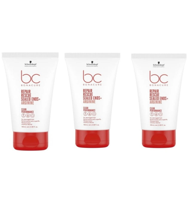 Schwarzkopf BC Repair Rescue Sealed Ends for Damaged Ends Trio Pack - On Line Hair Depot