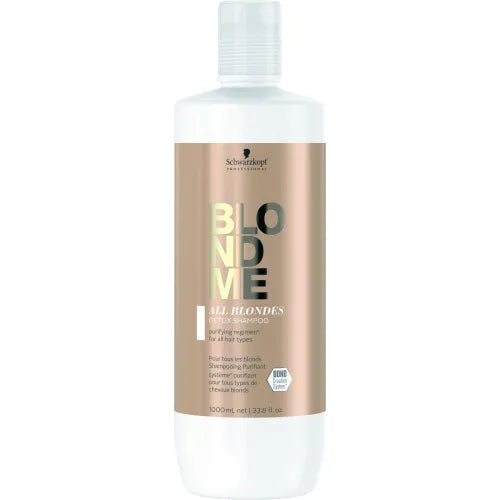 Schwarzkopf BLONDME All Blondes Detox Shampoo 1000ml - On Line Hair Depot