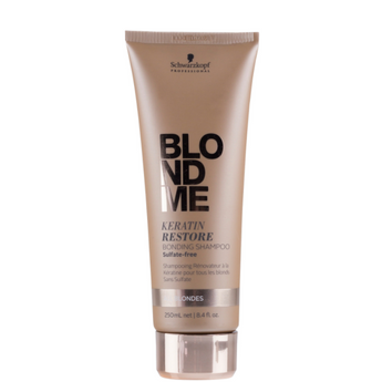 Schwarzkopf BLONDME All Blondes Keratin Restore Bonding Shampoo - On Line Hair Depot