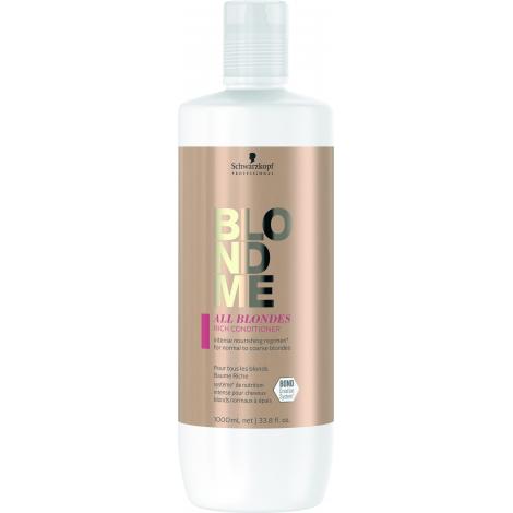 Schwarzkopf BLONDME All Blondes Rich Conditioner 1000ml - On Line Hair Depot