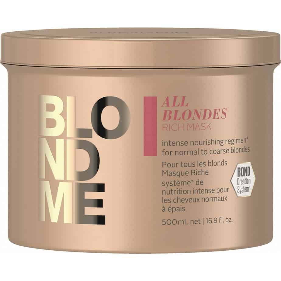 Schwarzkopf BLONDME All Blondes Rich Mask 500ml - On Line Hair Depot