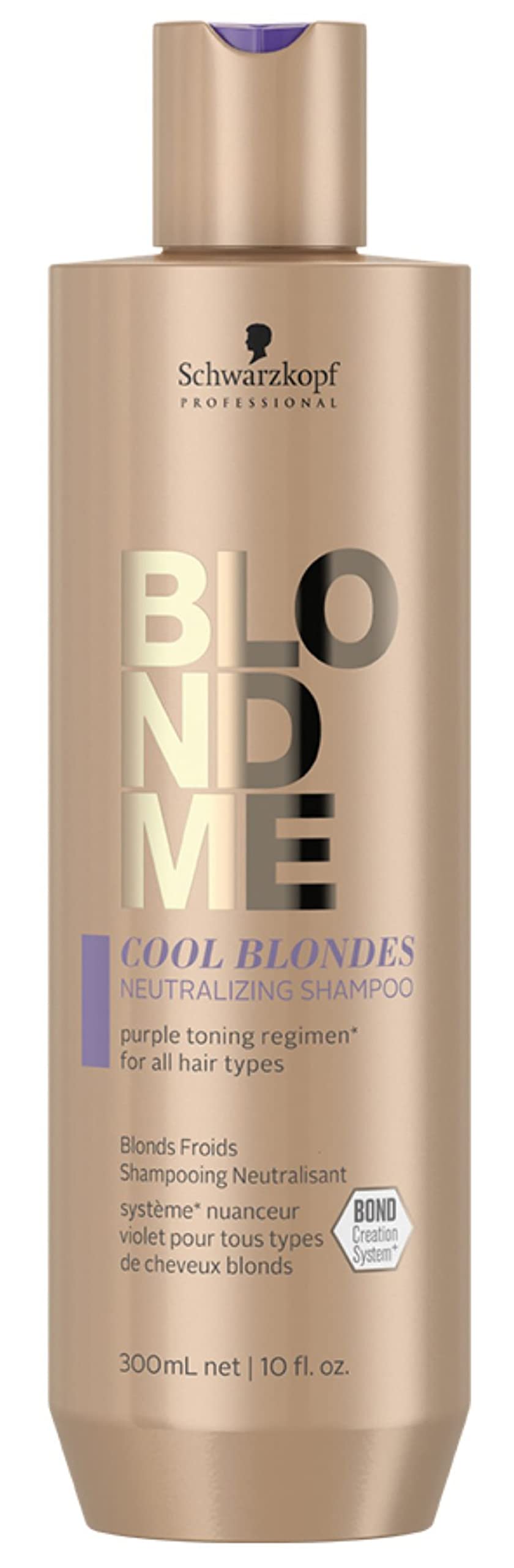 Schwarzkopf BLONDME Cool Blondes Neutralizing Shampoo 300ml - On Line Hair Depot