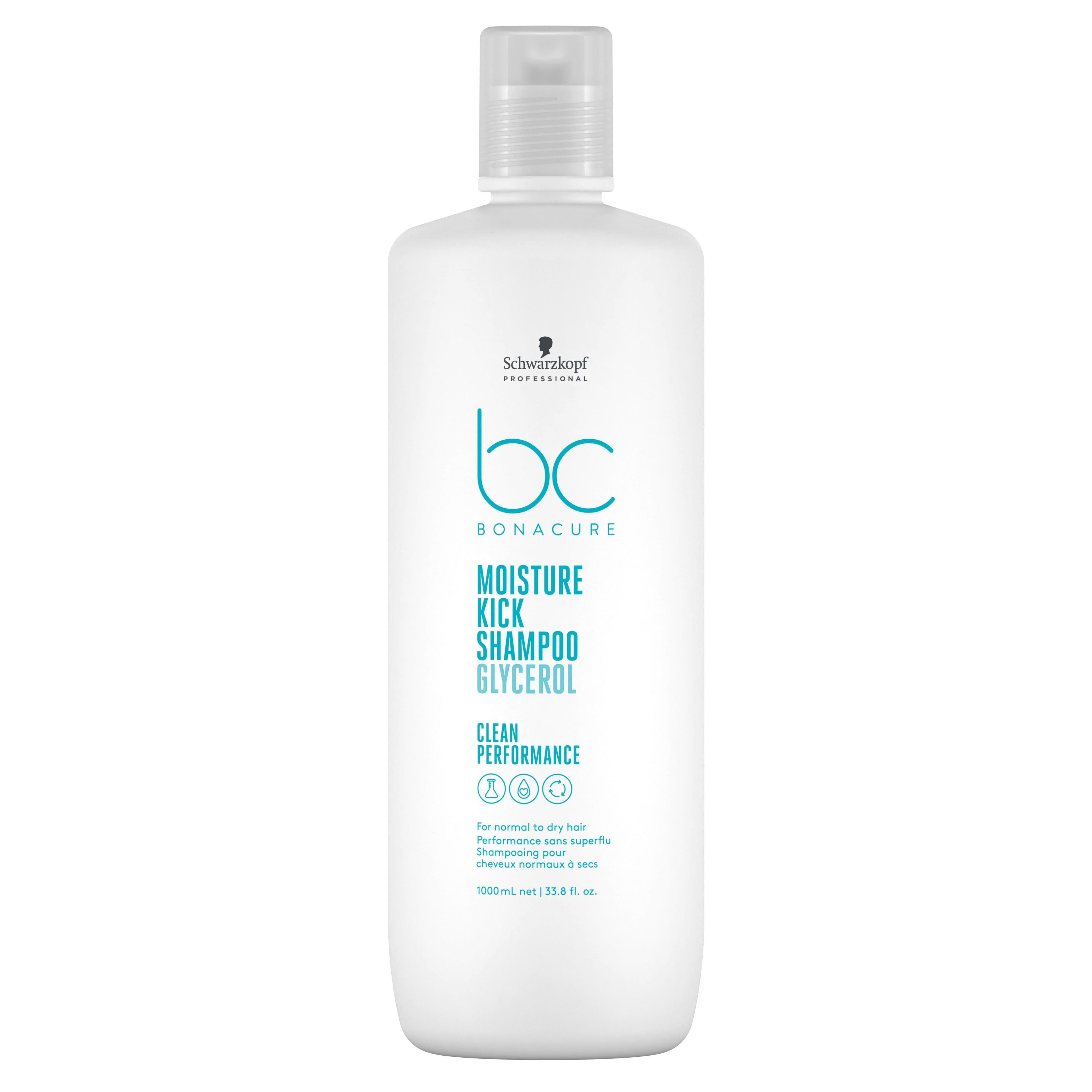 Schwarzkopf Bonacure Moisture Kick Shampoo Conditioner 1lt Duo - On Line Hair Depot