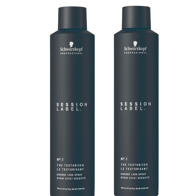 Schwarzkopf Session Label No.1 The Texturizer  lightweight texture and volume for fuller 300ml x 2 - On Line Hair Depot