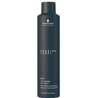 Schwarzkopf Session Label No.3 The strong 300ml dry firm hold hairspray - On Line Hair Depot