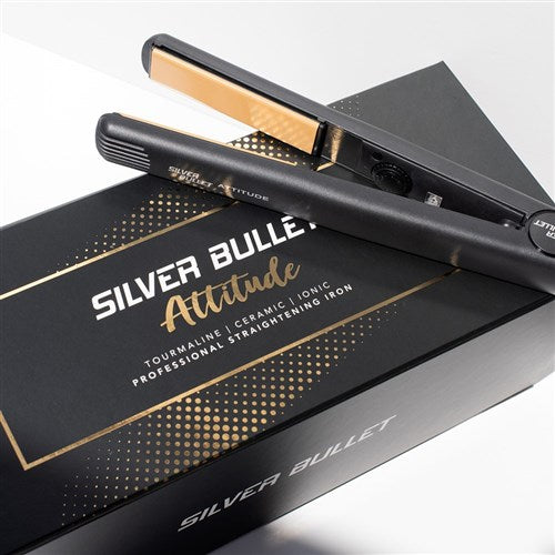 Silver Bullet Attitude Hair Straightener – Black - On Line Hair Depot