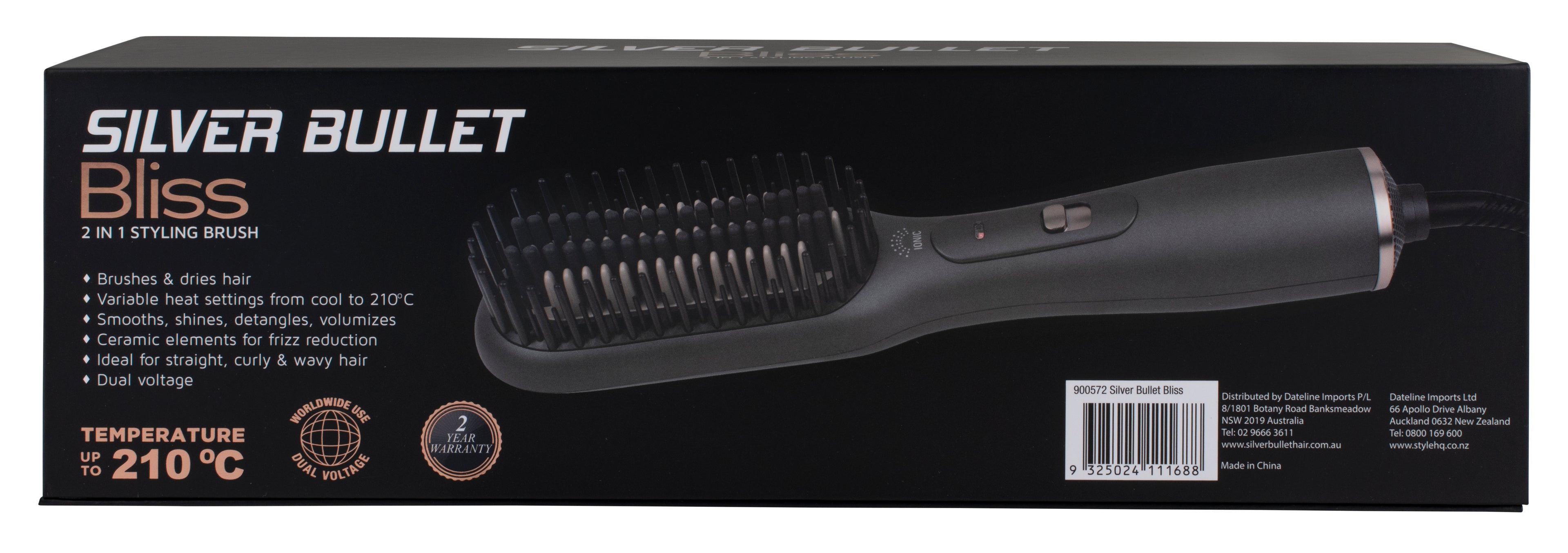 Silver Bullet Bliss Styling Hot Air Brush - On Line Hair Depot